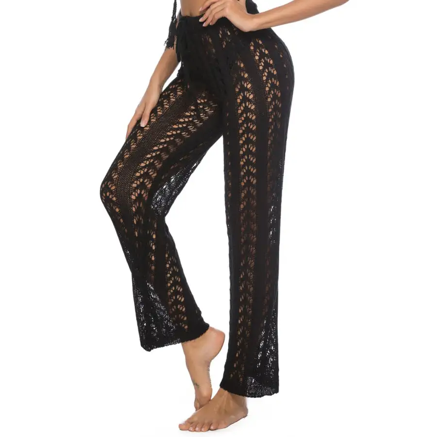 Women's High-Waist Cutout Drawstring Swimsuit
