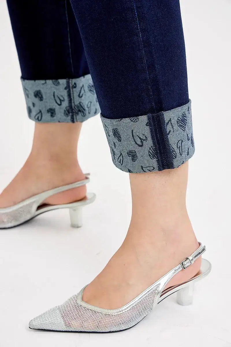 Soft Mid Rise Wide Leg Denim Jeans
