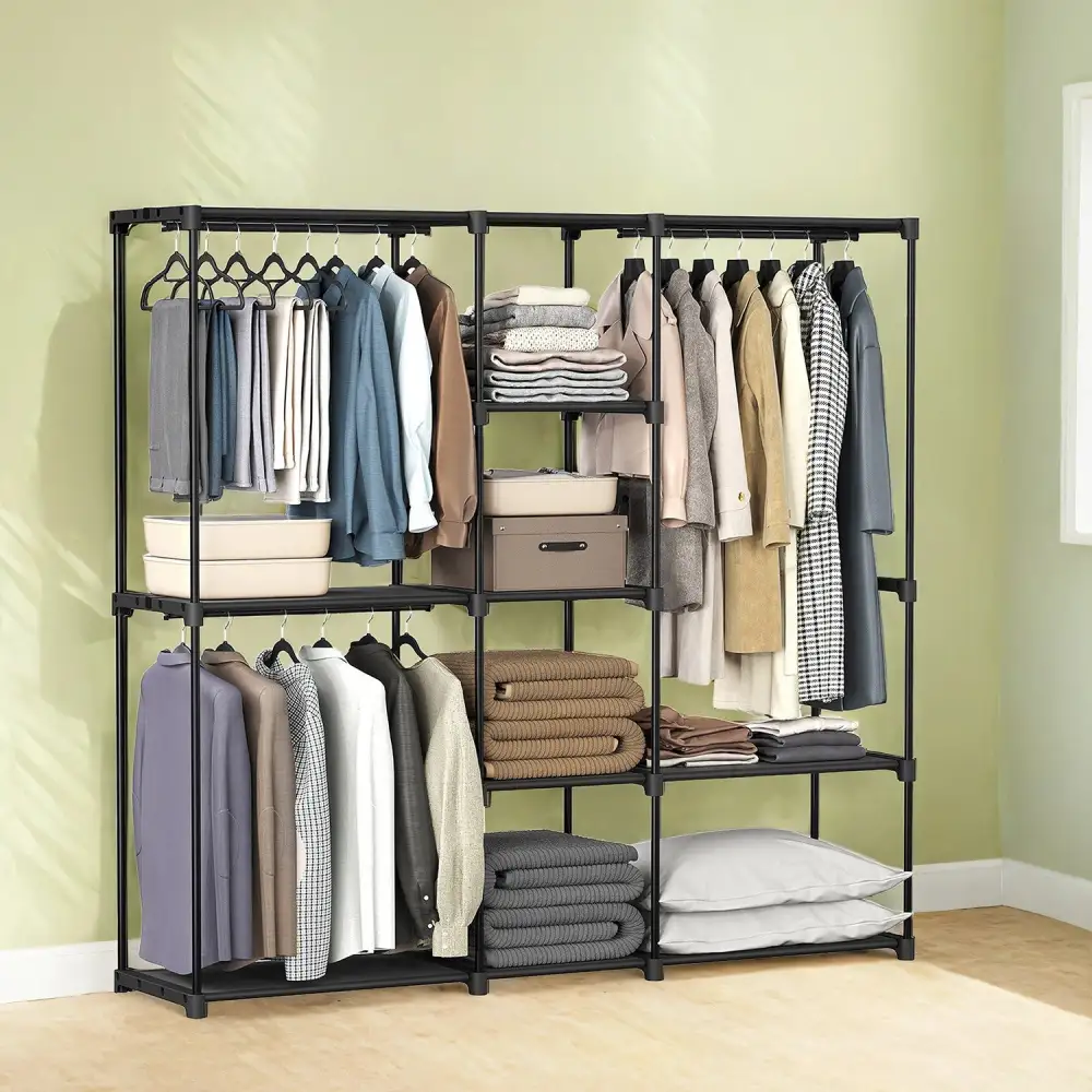 Freestanding Portable Bedroom Wardrobe