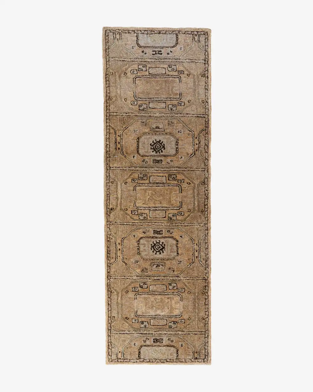 Durable-Weave Classic Hand-Knotted Wool Area Rug