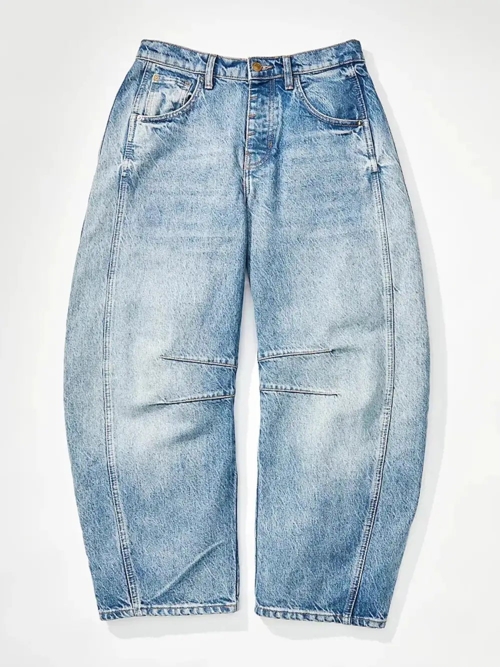 Clean Simple Trim Denim Jeans