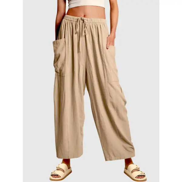 Full Size Wide Leg Pants with Pockets