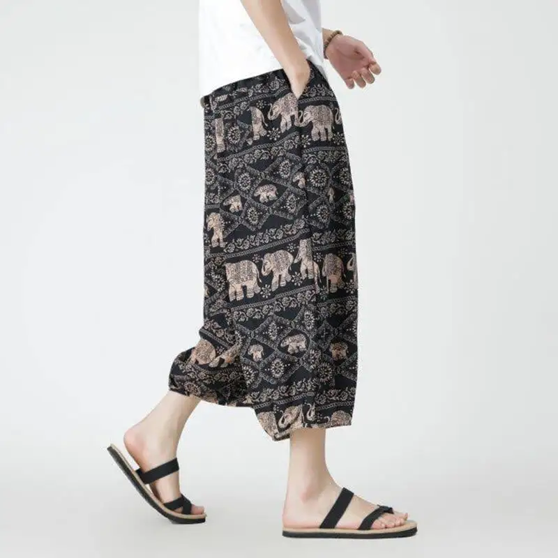 Patchwork Pocketed Pants