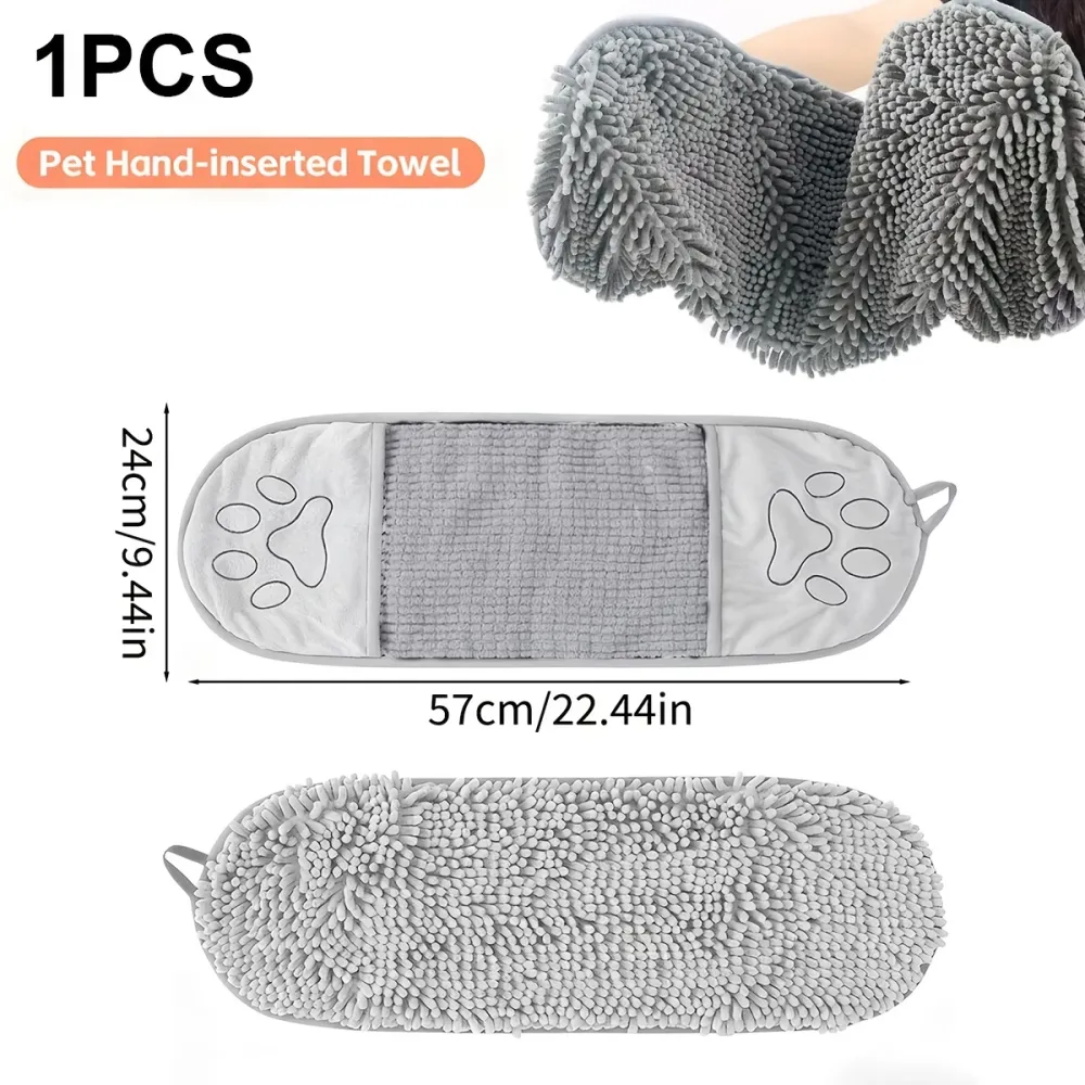 Pet Bathing Glove Towel