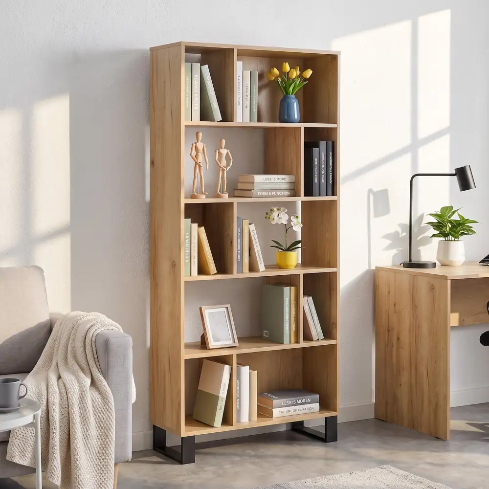 Adaptable Modern Open Bookcase