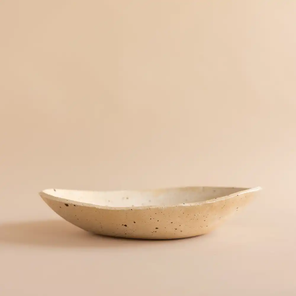 Handcrafted Tonal Serving Bowl