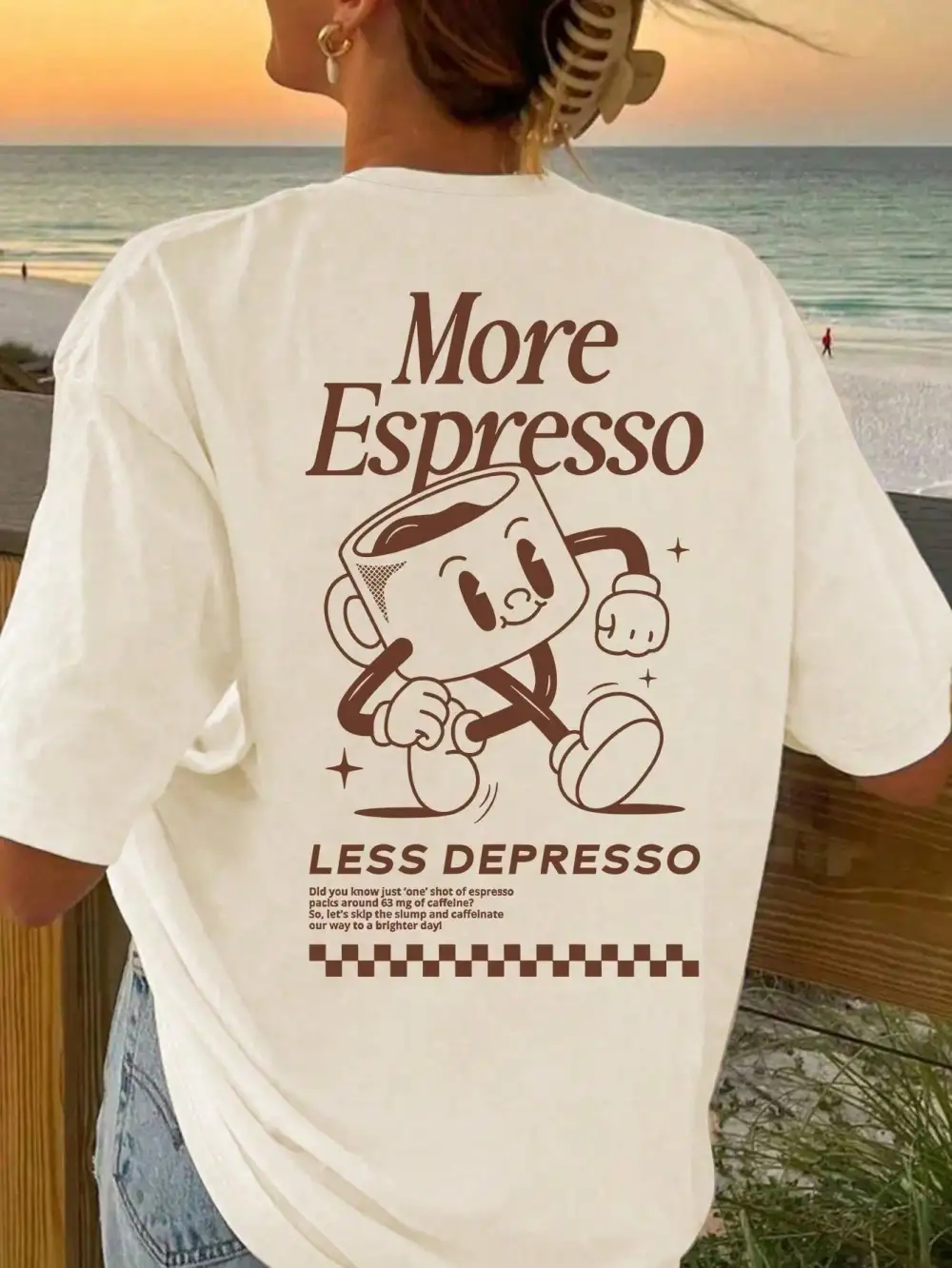 Women Coffee Relaxed Fit T-Shirt