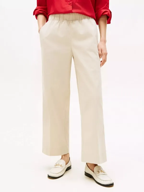 Beige Everyday Casual Pants