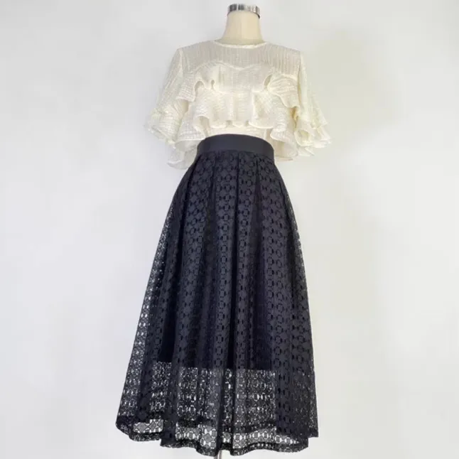 Fresh Festival Everyday Casual Lace Skirt
