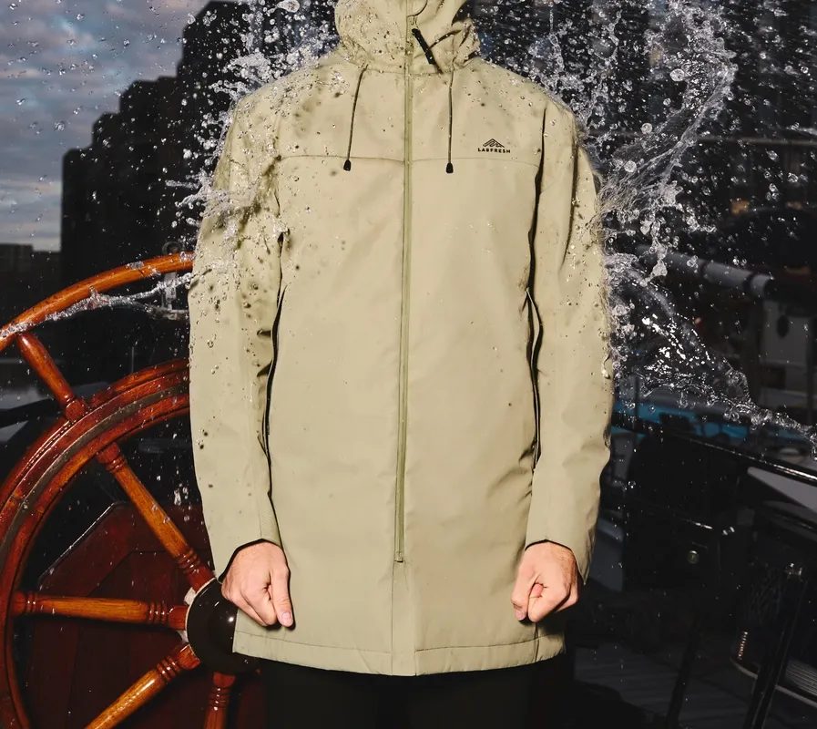 Water-Resistant Parka Olive