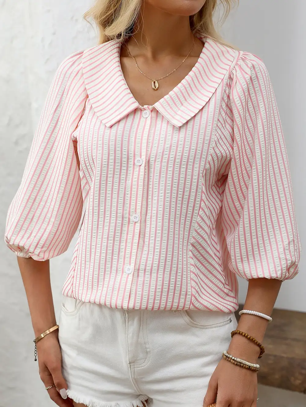 Puff Sleeve Doll Blouse