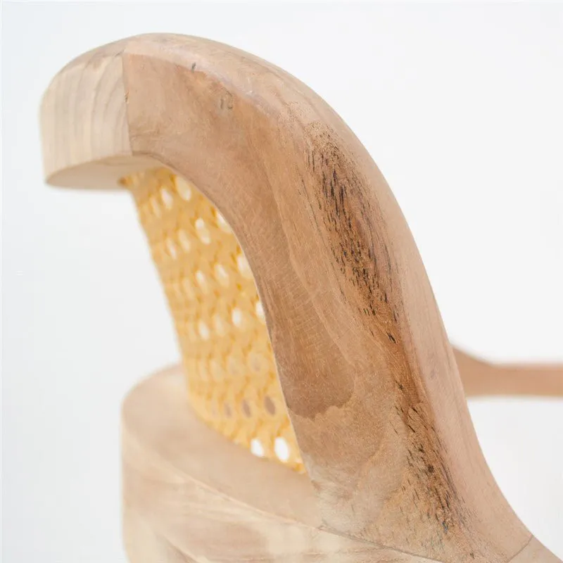 Teak Woven Lounge Chair