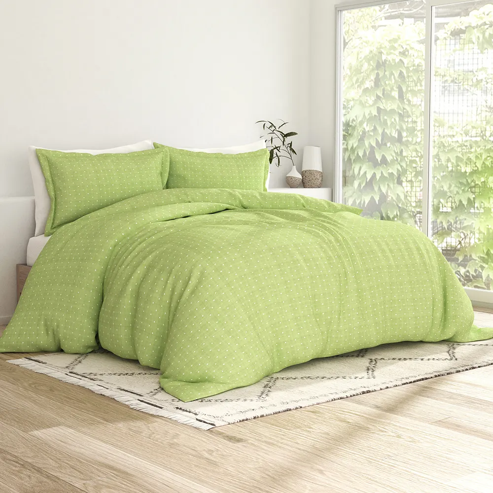 Polkadot Pattern Duvet Cover Set