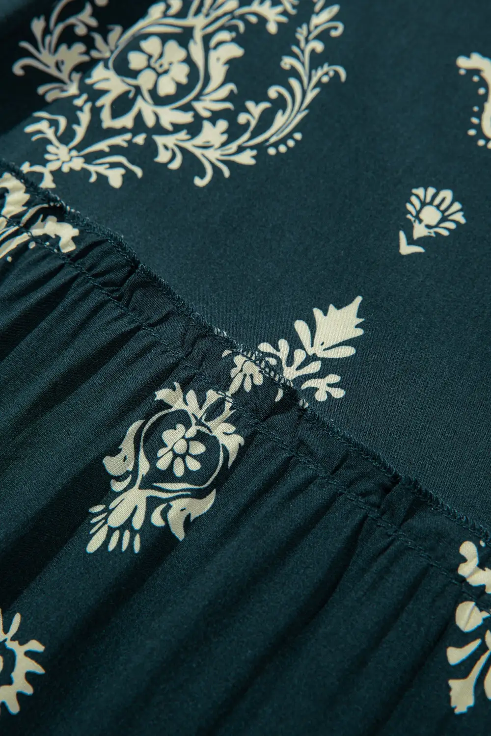 Smooth Finish Floral Printed Mini Dress