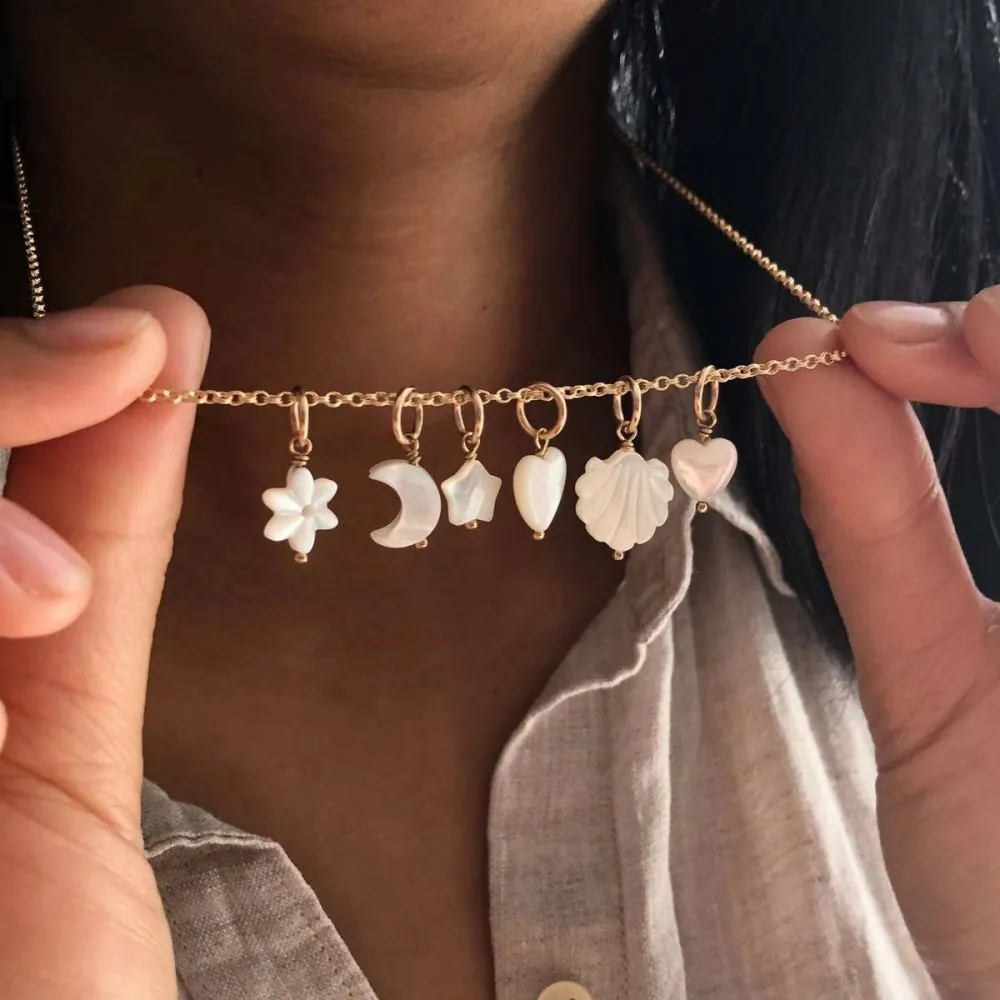 Pearl Star Moon Earrings