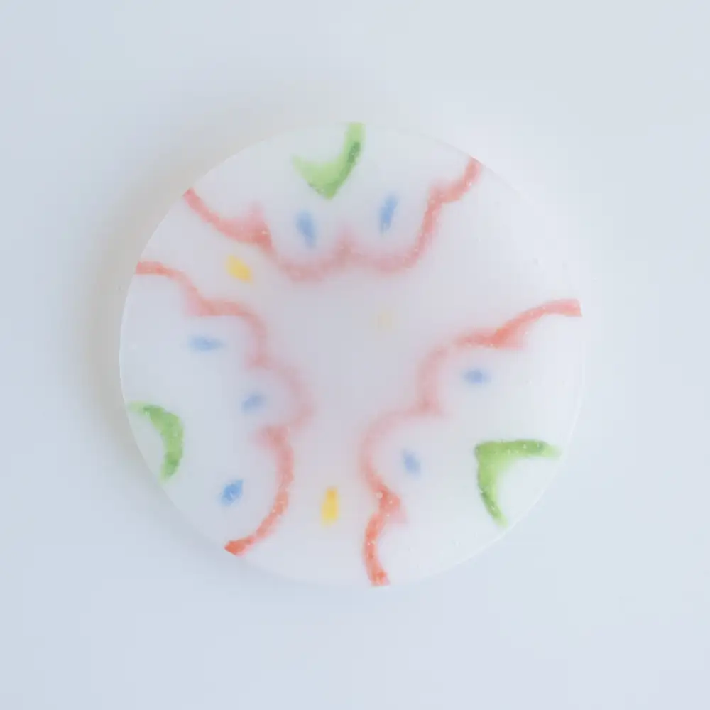 Round Textured Glass Plate