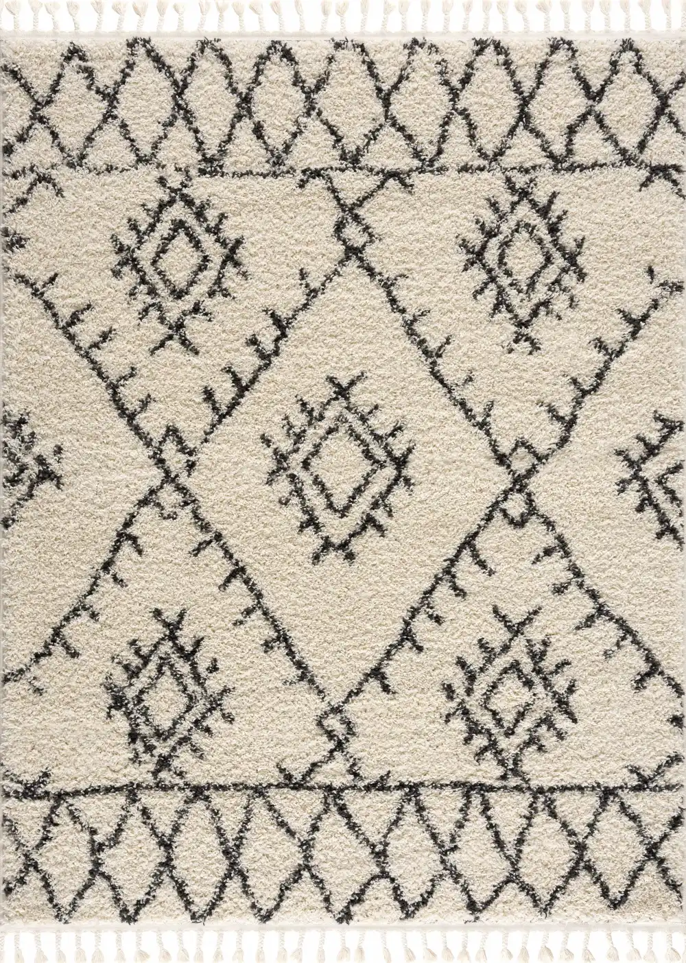 Traditional Shag Polypropylene Area Rug
