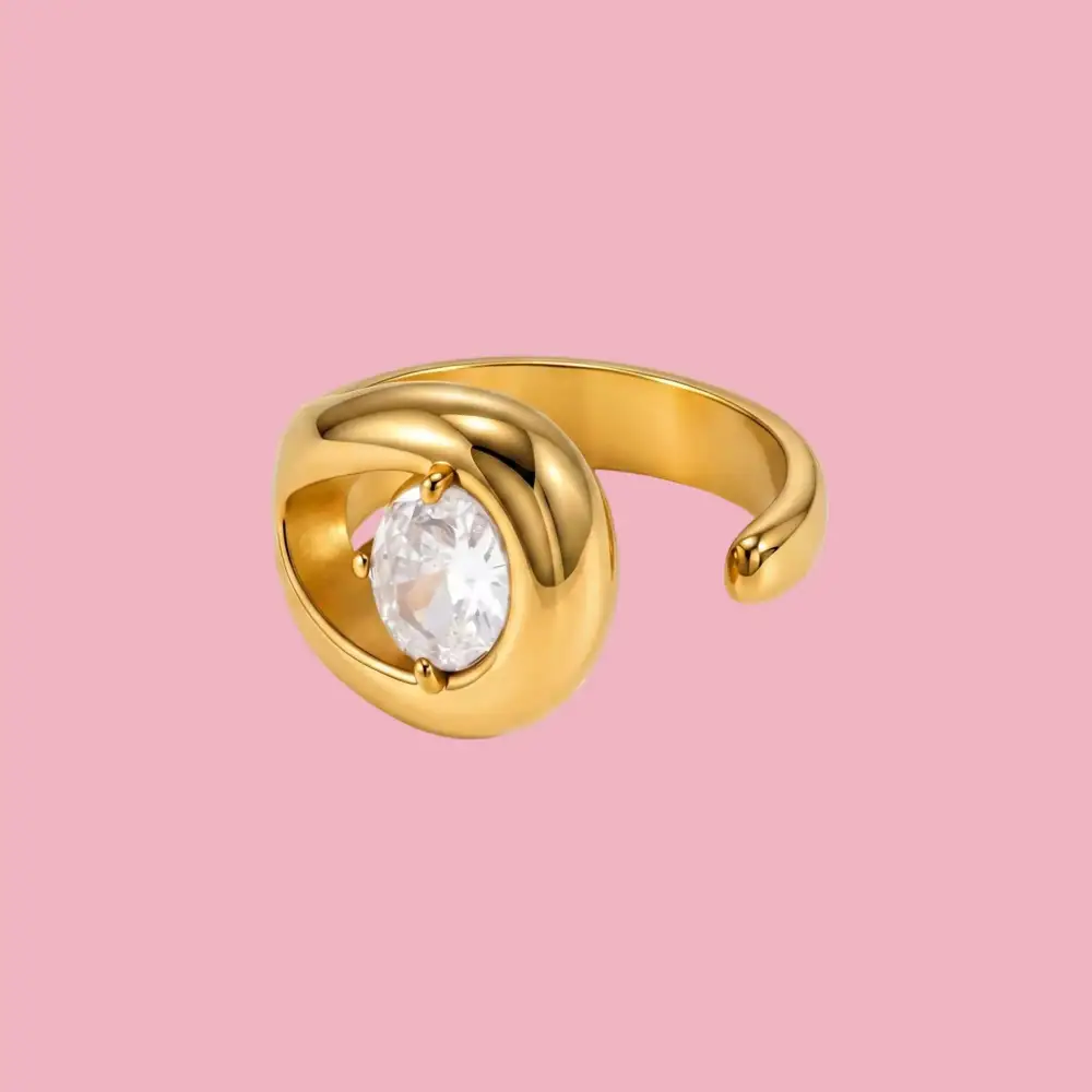 Mid Oval Ring