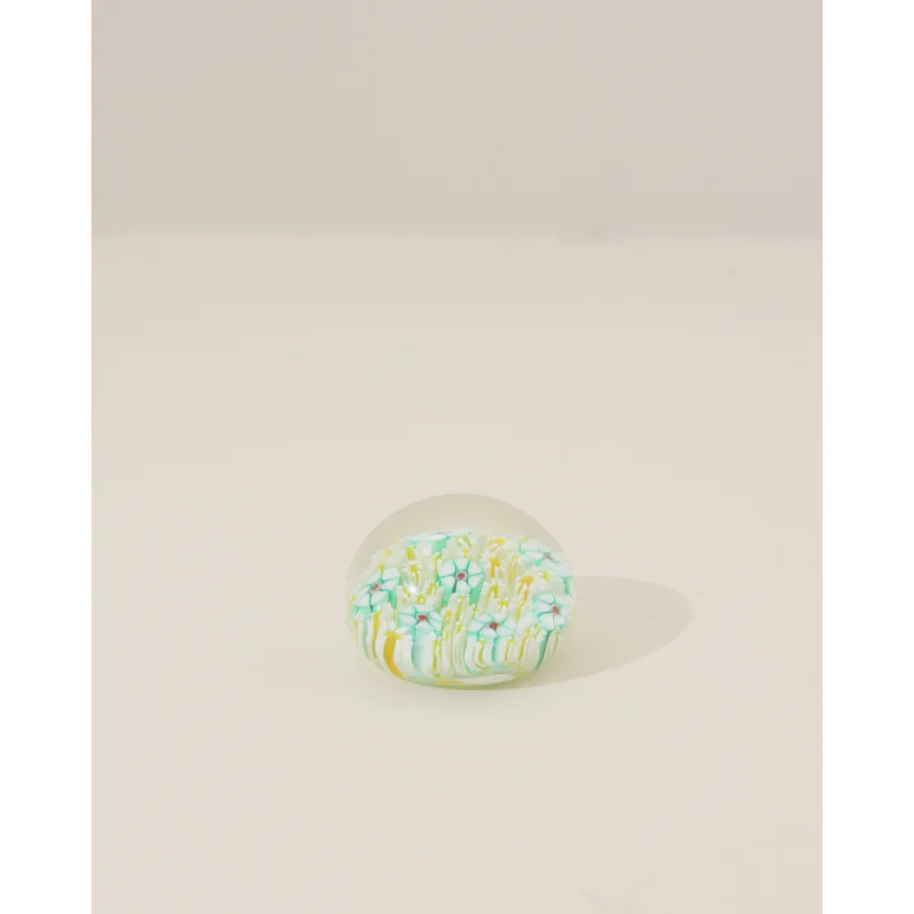 Distinctive Mosaic Glass Paperweight