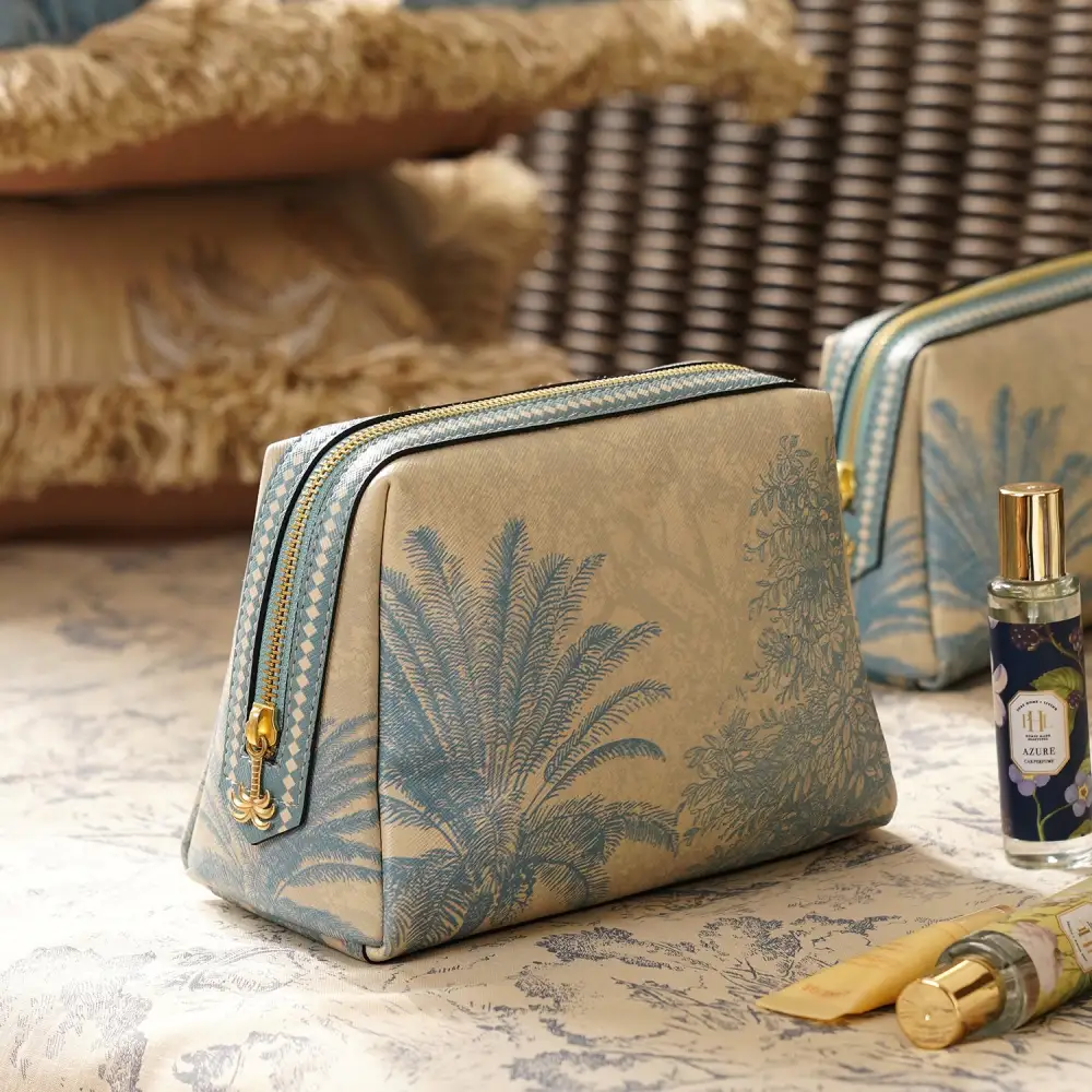 Blue Large Vanity Storage Pouch