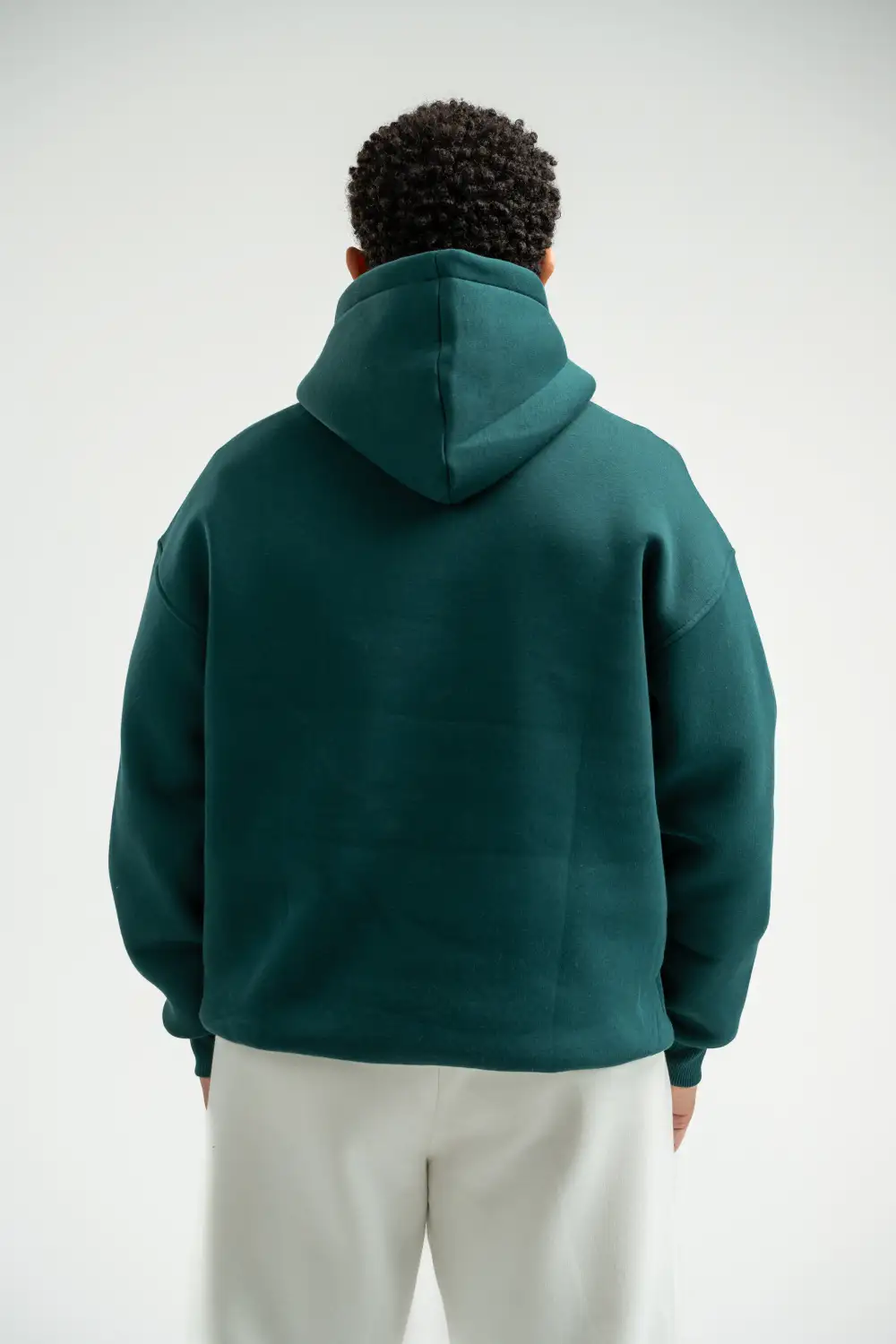 Teal Oversized Hooded Sweatshirt