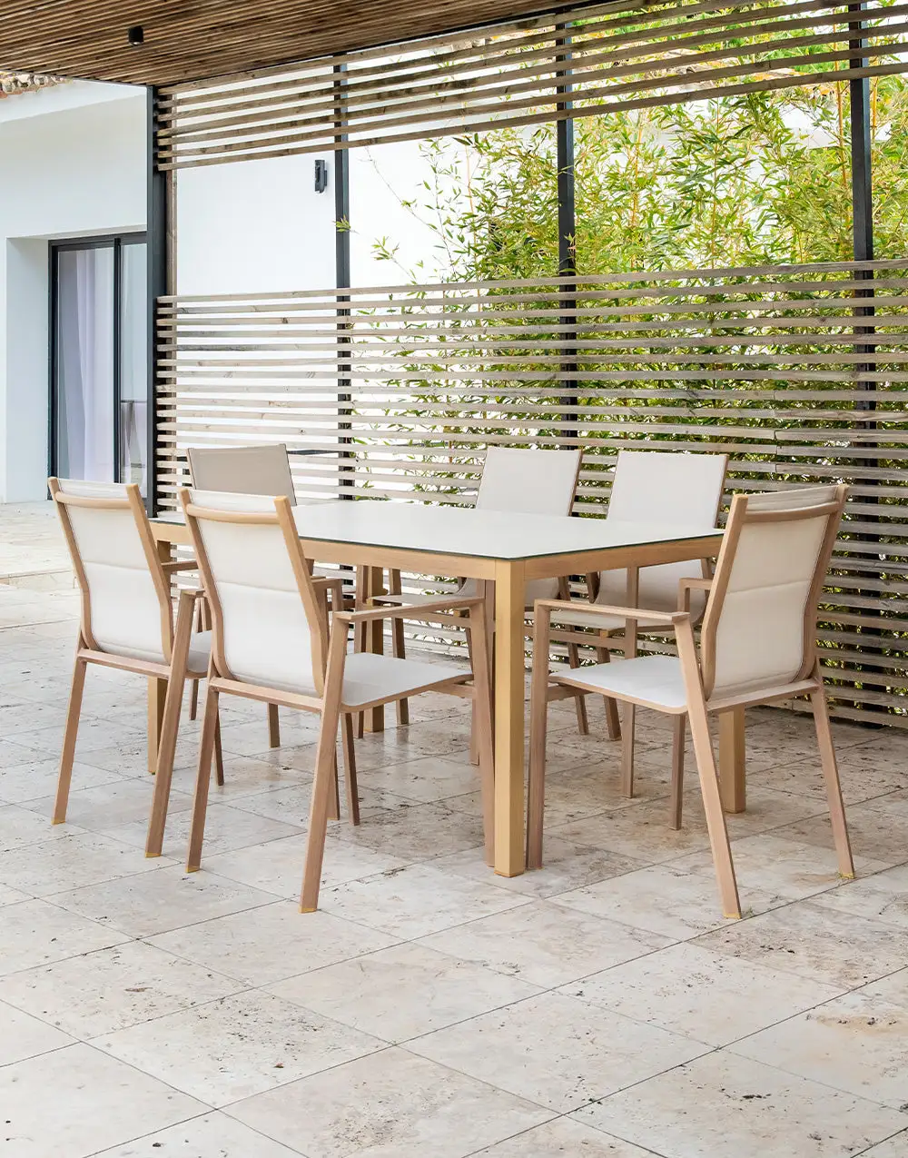 Rectangular Acacia Dining Table