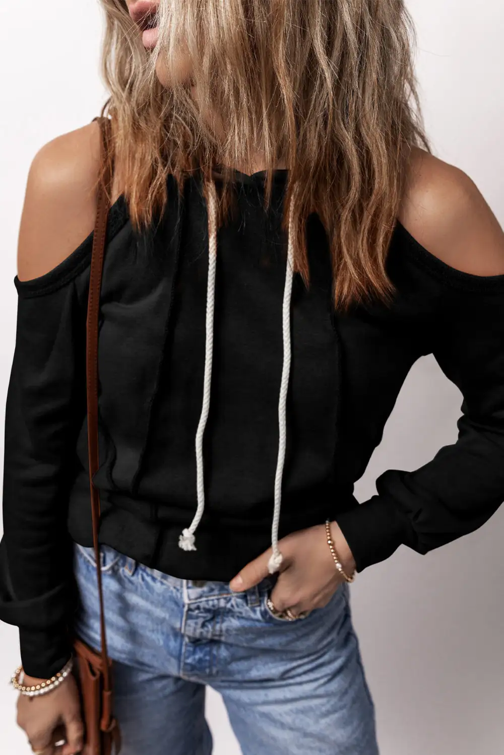 Refined Drawstring Hoodie