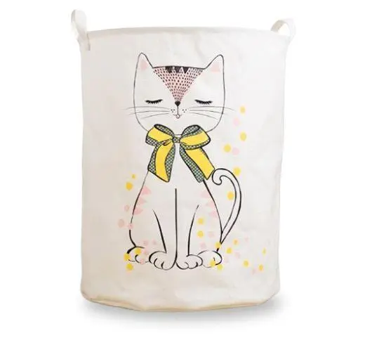 Modern Cotton Canvas Laundry Basket