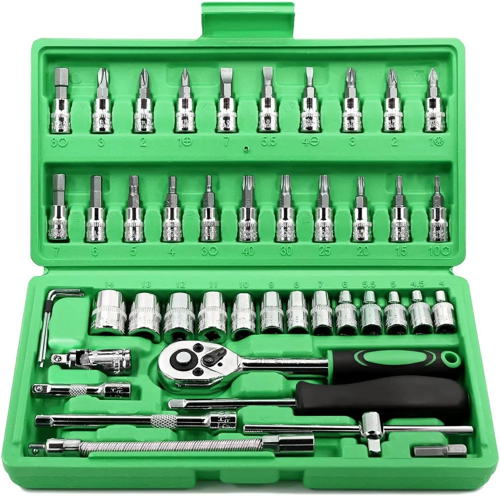 Ratchet Socket And Bit Tool Set