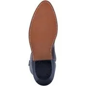 Men's Fancy Stitched Leather Medium Round Toe Western Boots