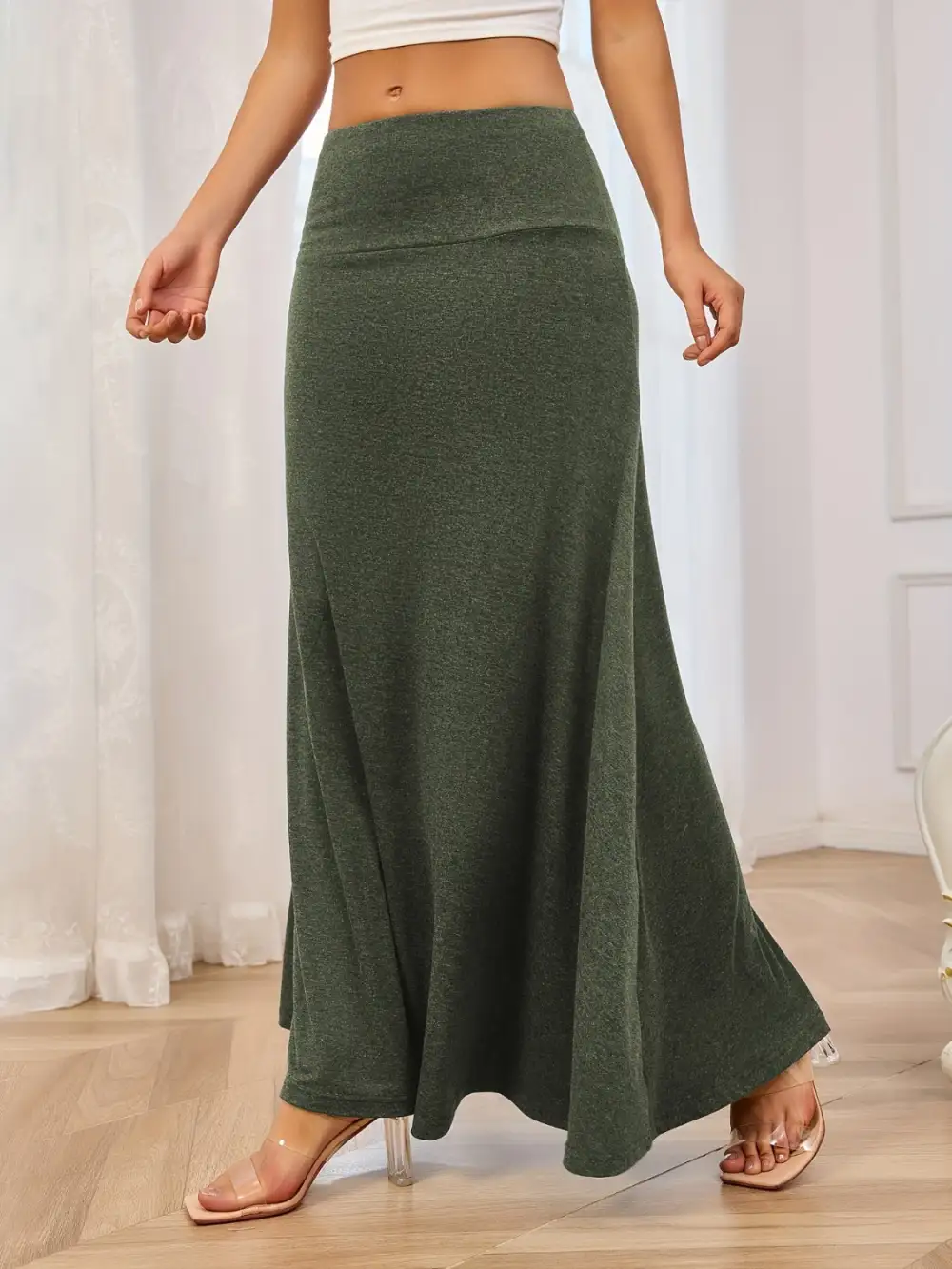 Open Elastic Skirt