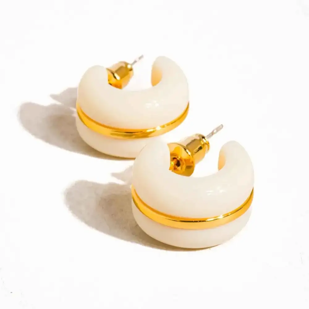Classic Rounded Hoop Earrings
