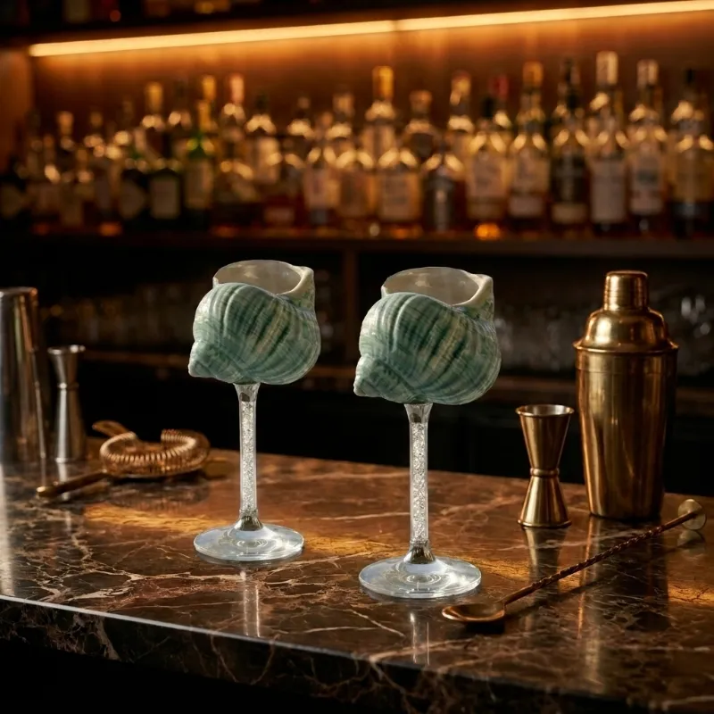 Everyday Serving Seashell Glasses