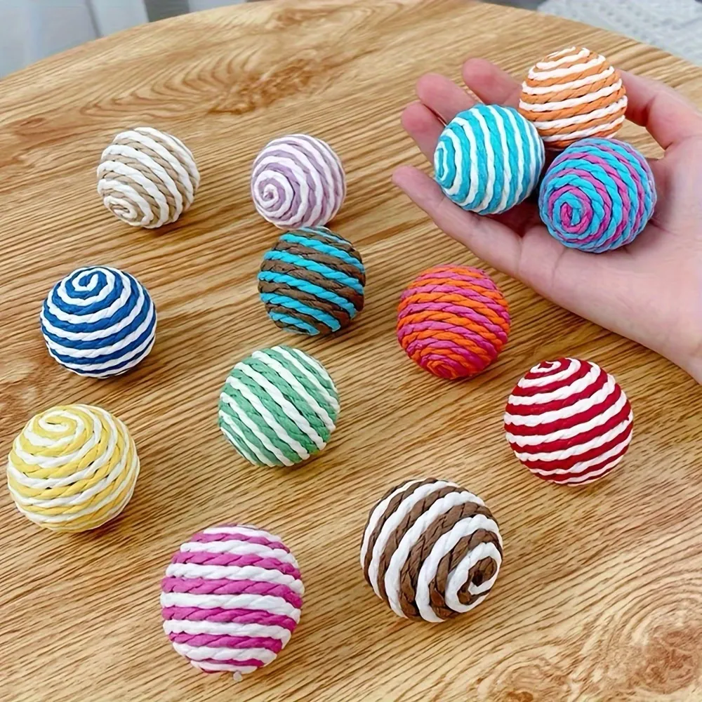3 Pack Rope Ball Pet Toy