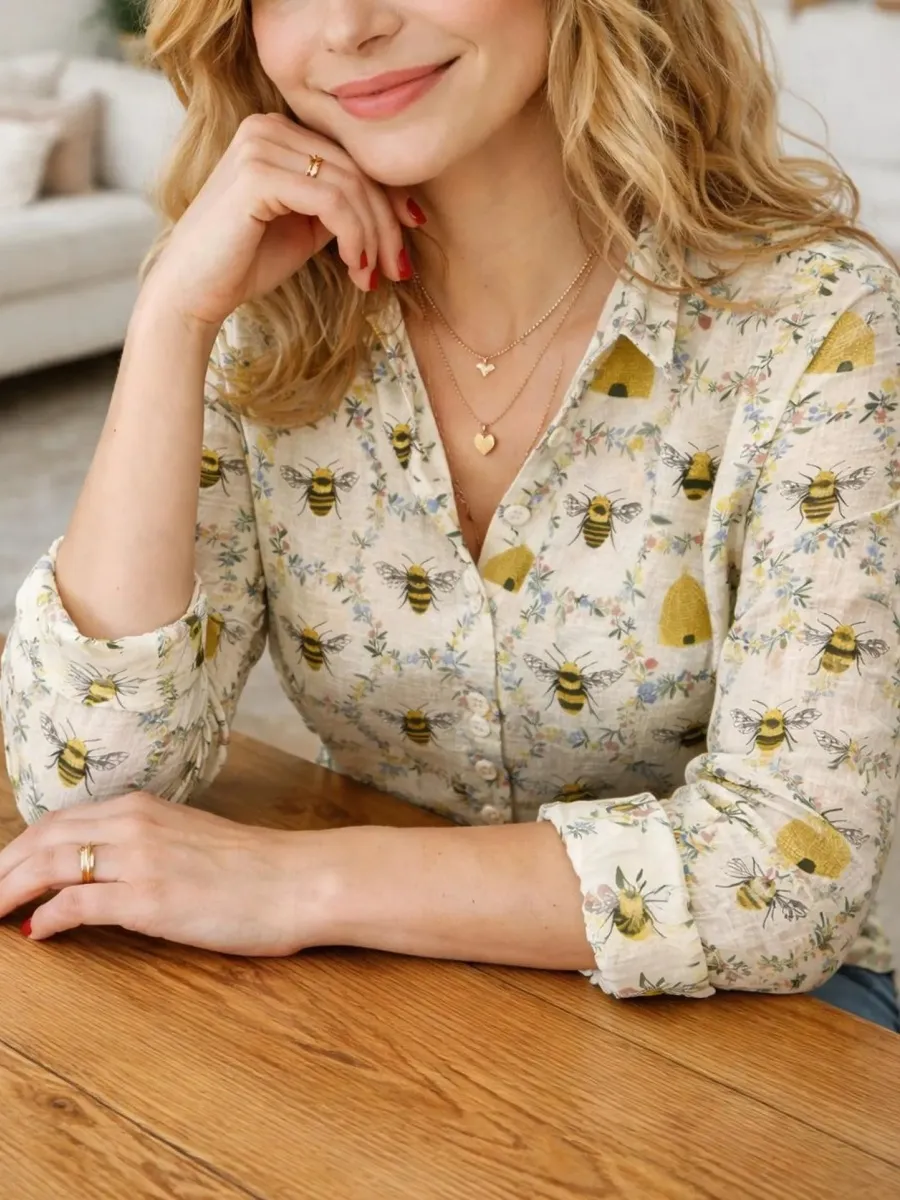 Bee Print Shirt