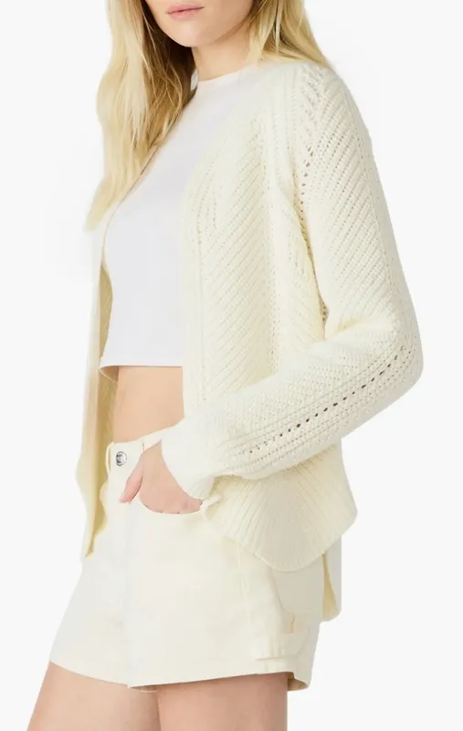 Cream Cotton Blend Sweater