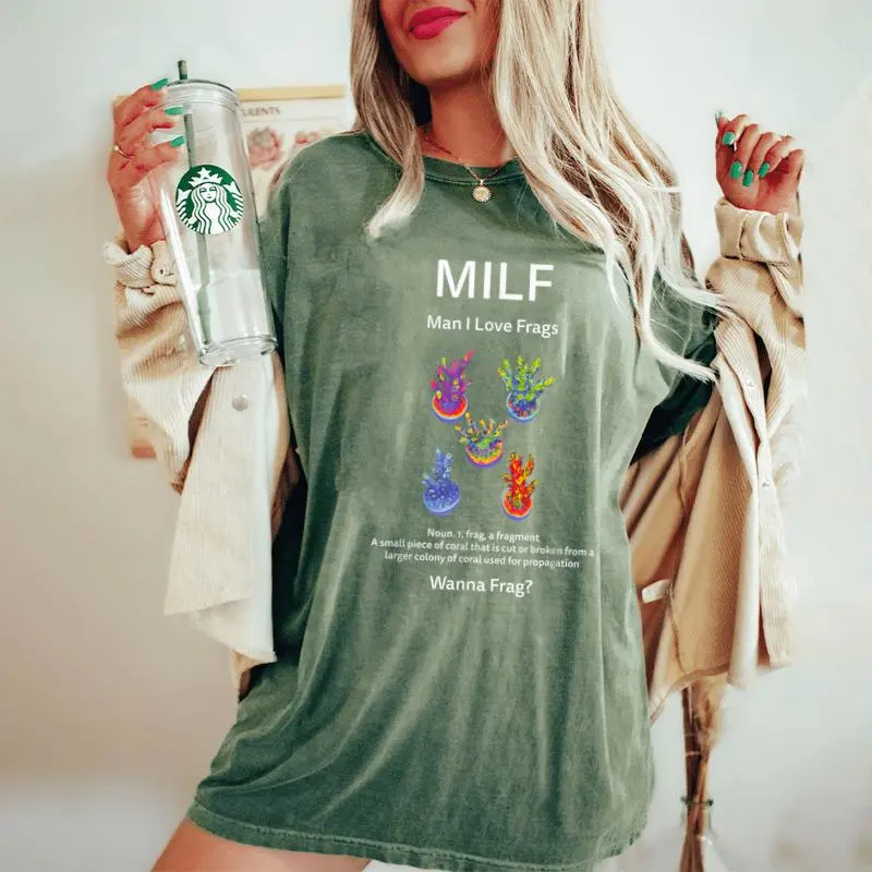 Milf Man I Love Frags For Men Women Women's Oversized Comfort Colors T-Shirt