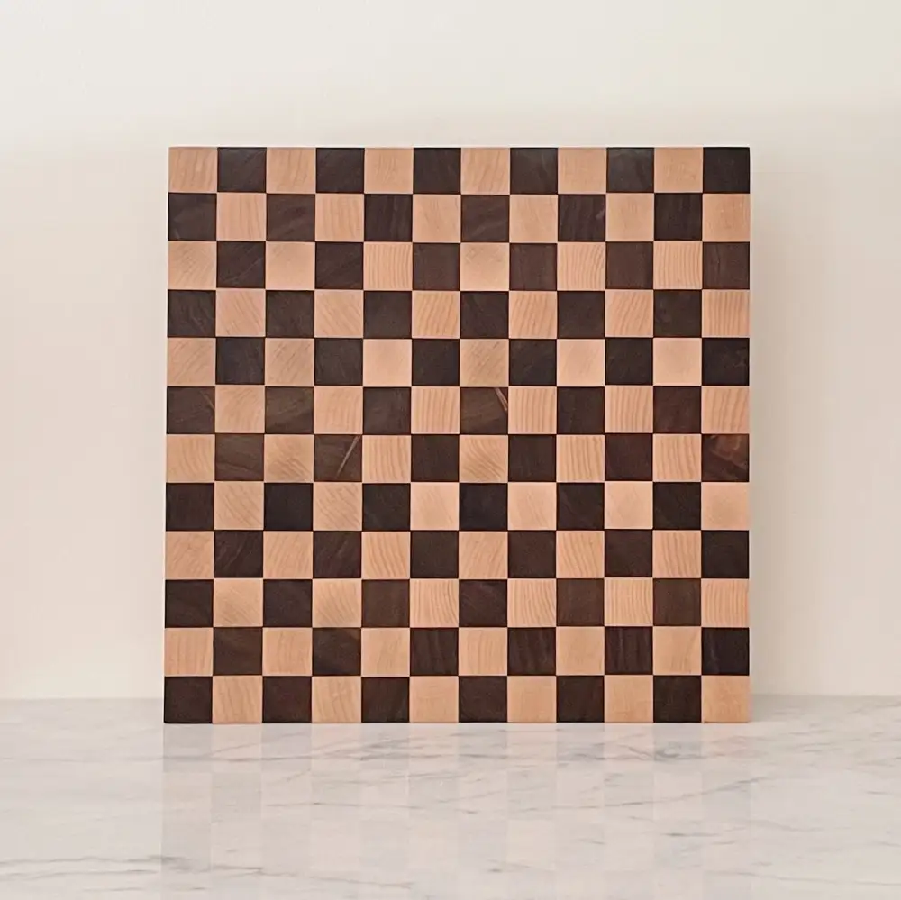 Maple & Walnut Checkered Butcher Block