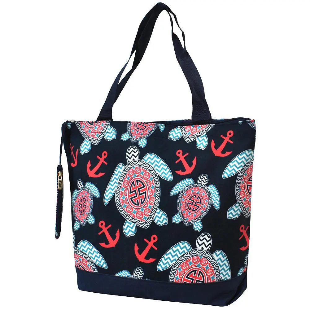 Sea Turtle Canvas Tote Bag