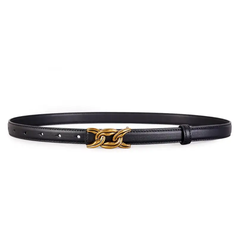 Contemporary Chain Detail Casual Belt