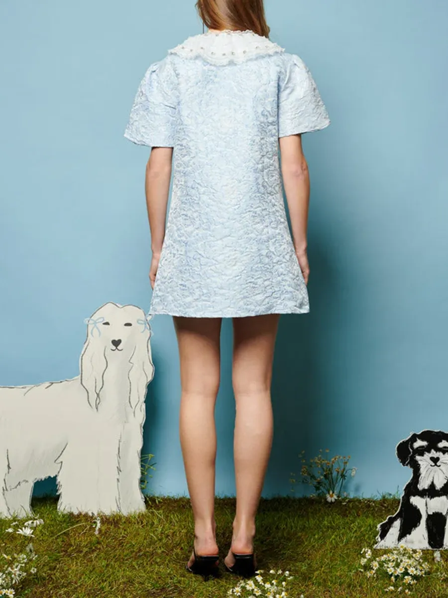 Jacquard Mini Dress