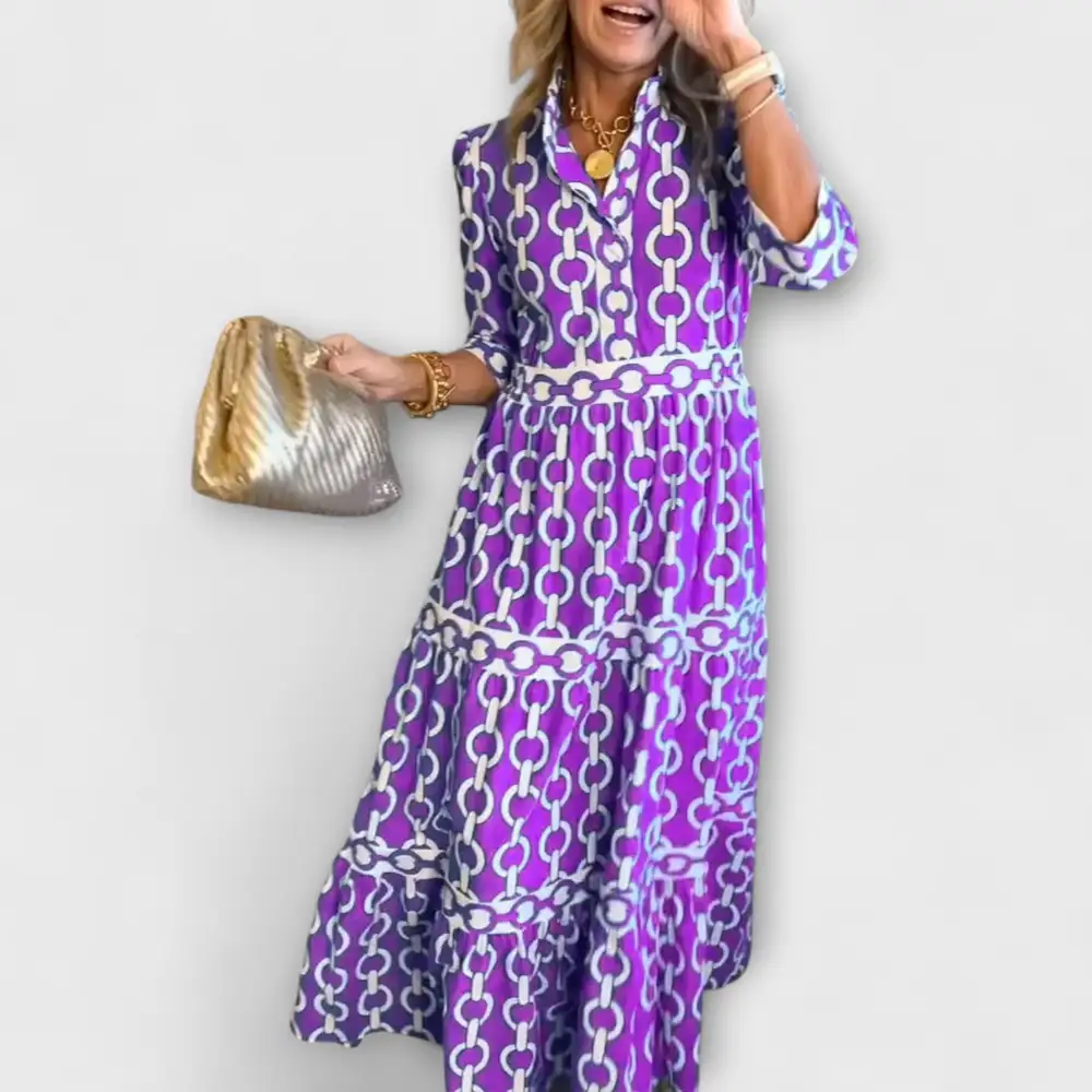 Printed Everyday Midi Dress