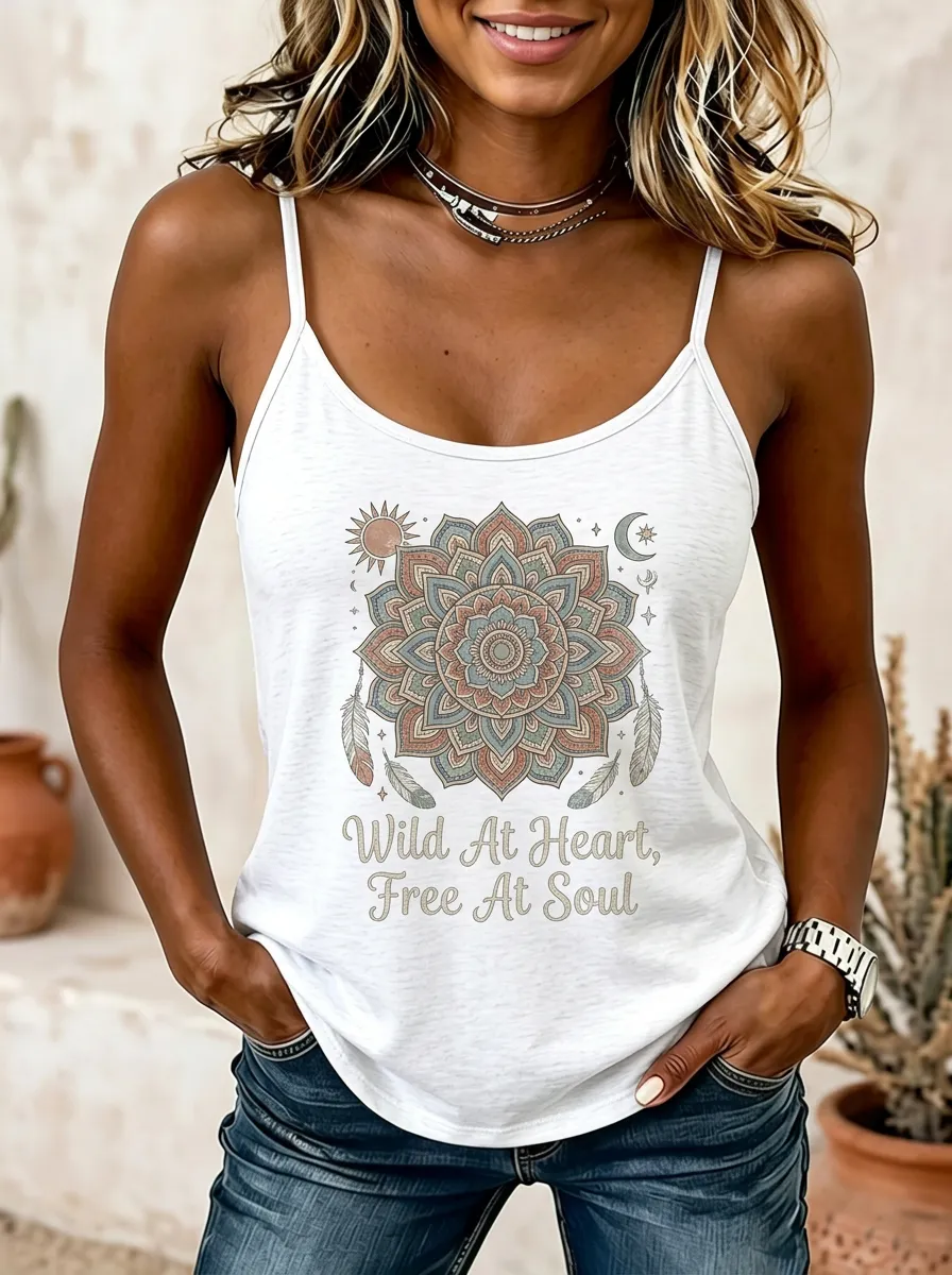 Boho Mandala Wild Tank Top