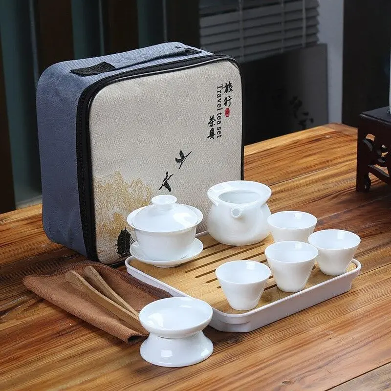 Portable Ceramic Tea Set