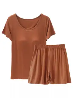 Relaxed Refined Pocketed Shirt and Shorts Matching Set