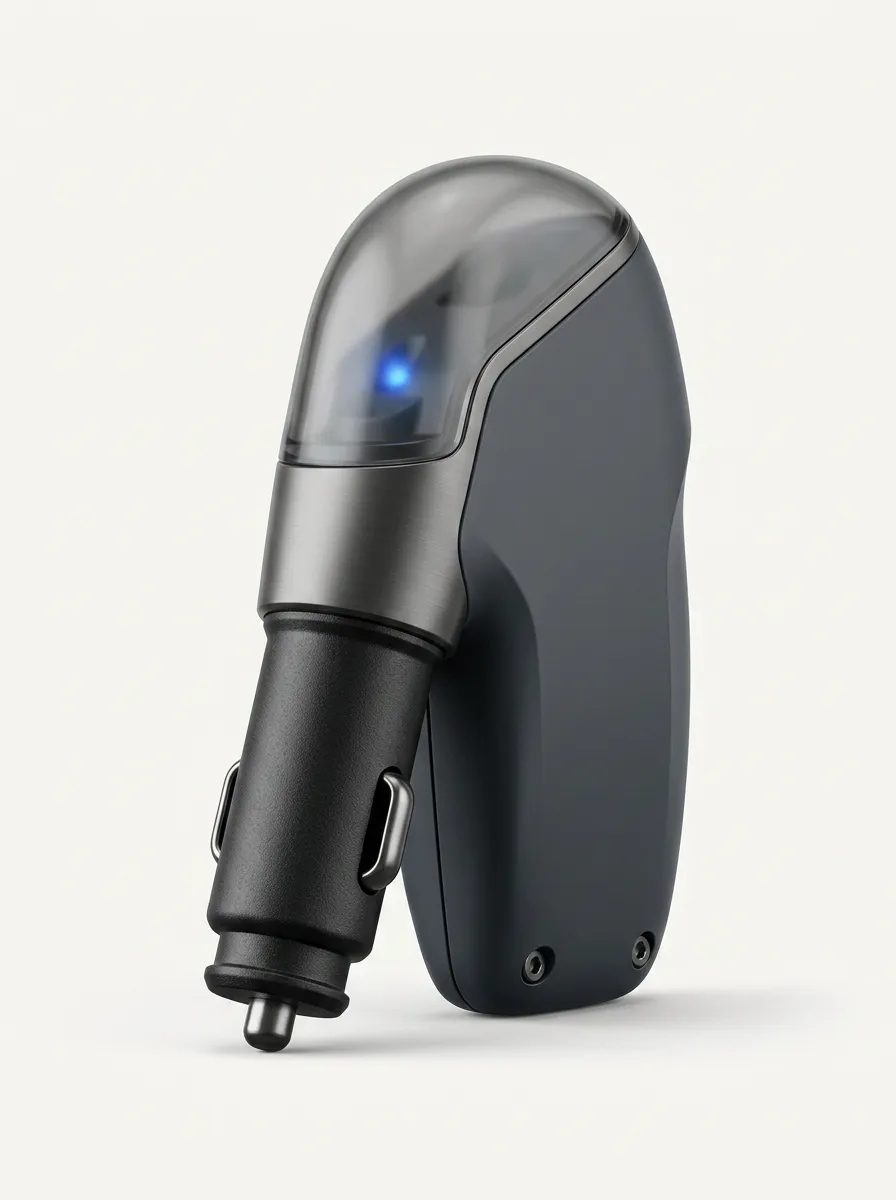 LED Electronic Car Fuel Saver Device for Automotive Plug-In Use
