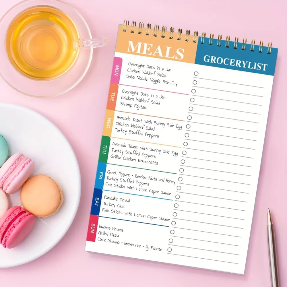 Spiral Meal & Grocery Planner