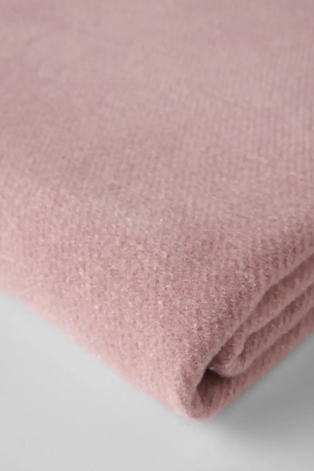 Solid Cotton Blend Throw