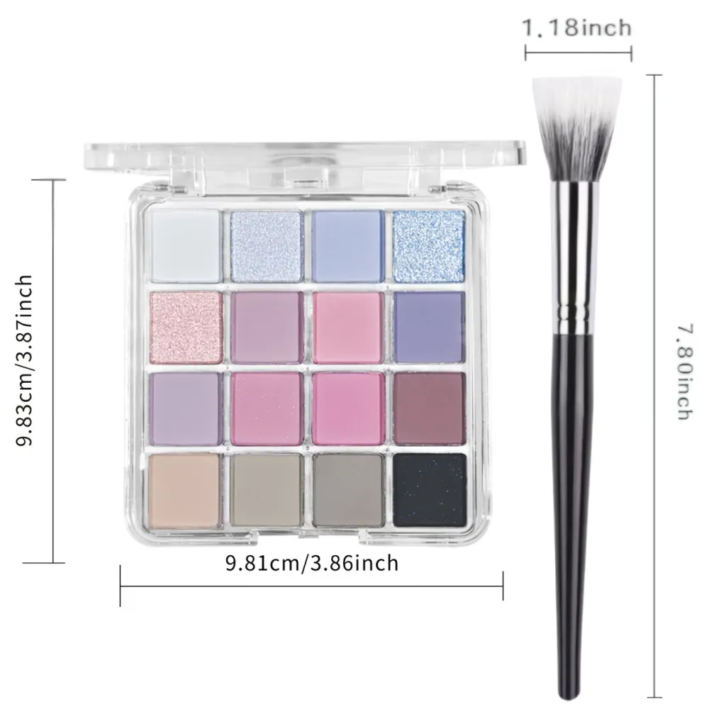 Pastel Pink & Blue Eyeshadow Palette