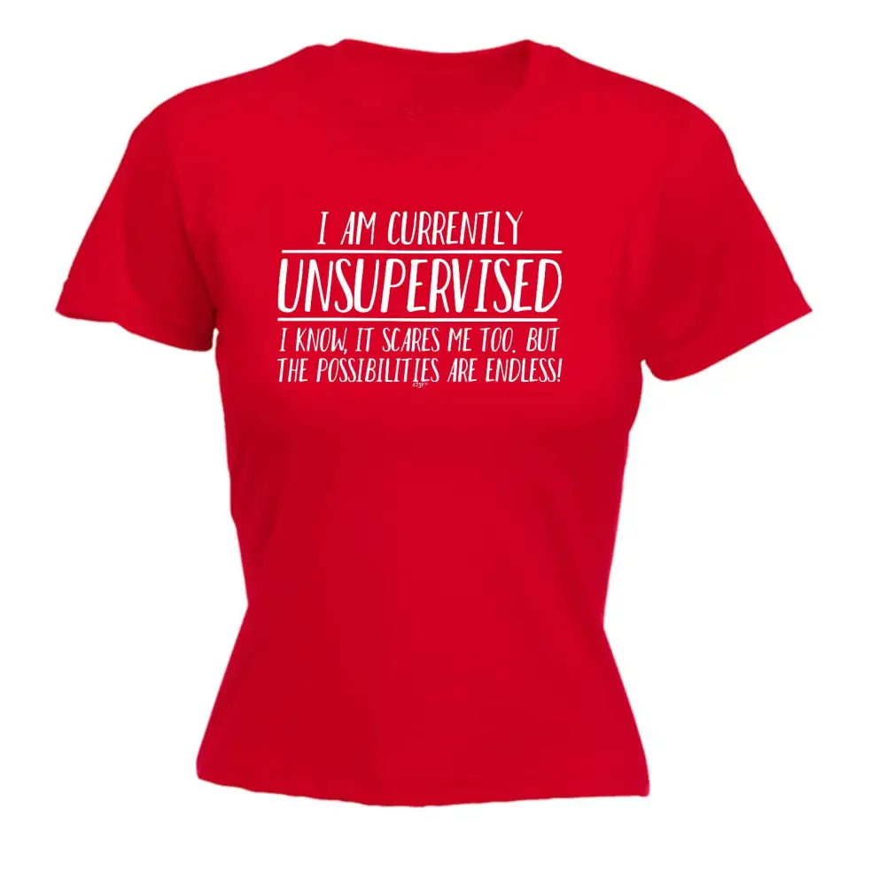 Unsupervised Mood Graphic Fitted Tee